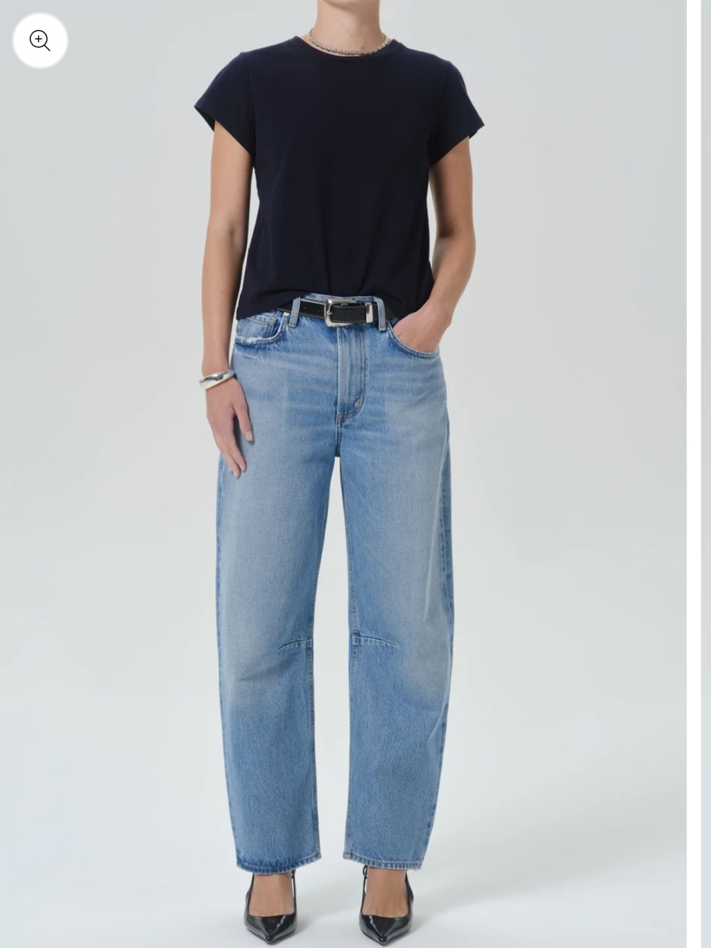 Citizens Of Humanity Miro Long Relaxed Jean In Cupid